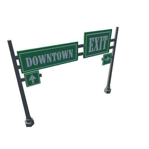 Downtown Exit Sign